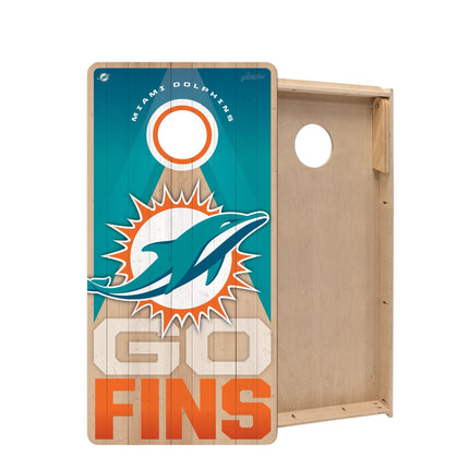 Miami Dolphins Cornhole Boards 2x4 Slogan Series