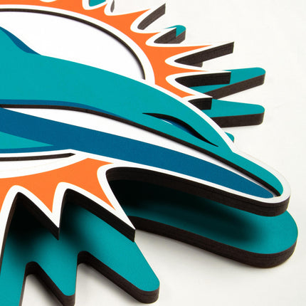 Miami Dolphins 3DX Die Cut Logo