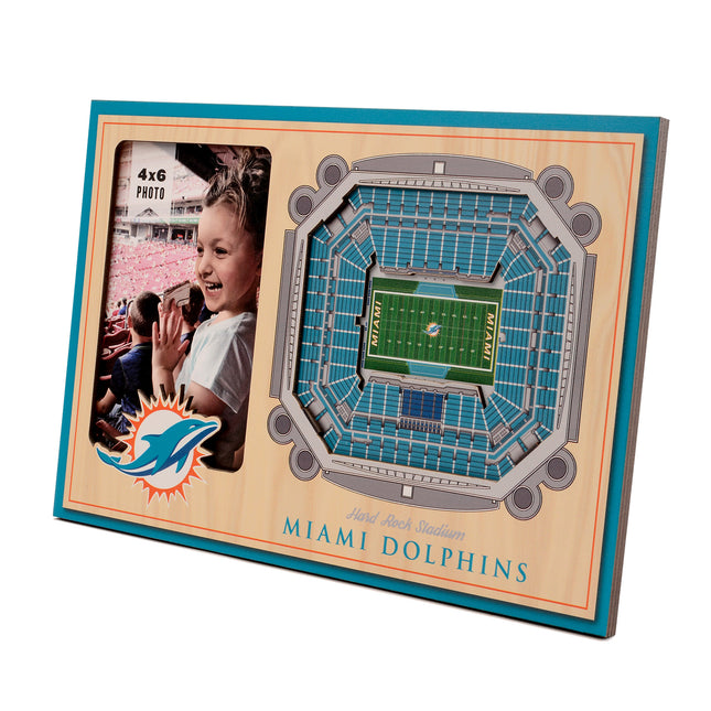 Miami Dolphins 3D StadiumView Picture Frame