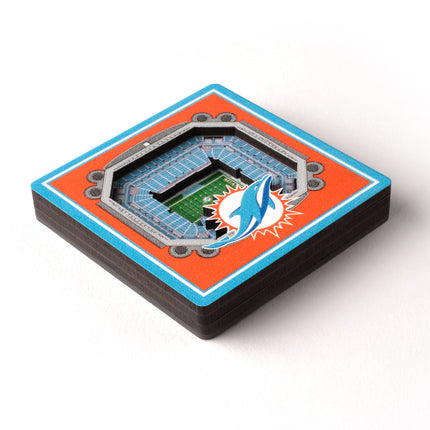 Miami Dolphins 3D StadiumView Magnets