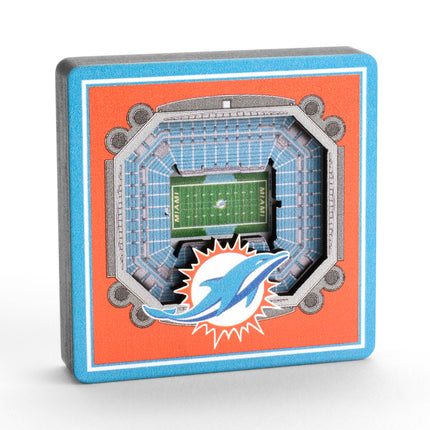 Miami Dolphins 3D StadiumView Magnets