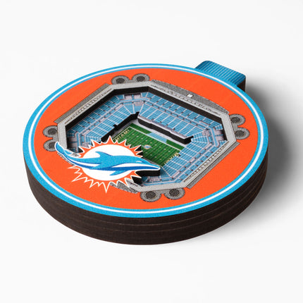 Miami Dolphins 3D StadiumView Ornaments