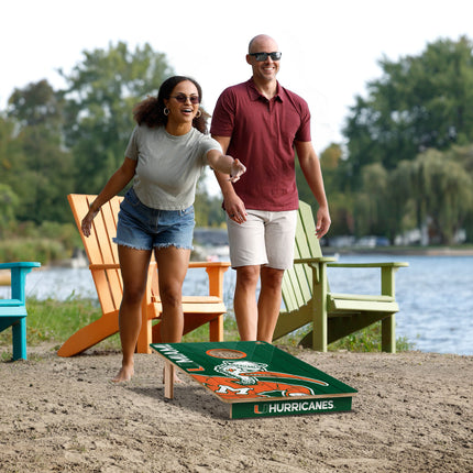 Miami Hurricanes 2x3 Cornhole