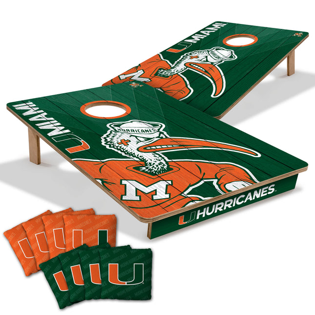 Miami Hurricanes 2x3 Cornhole