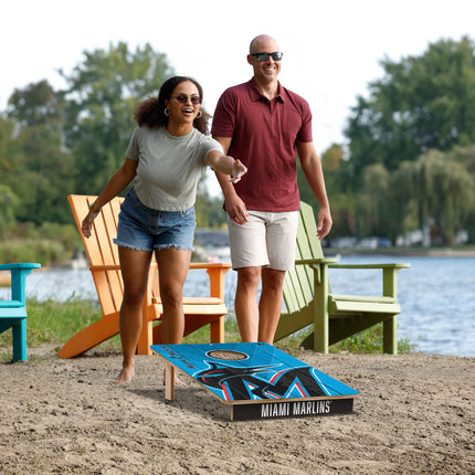 Miami Marlins 2x3 Cornhole Boards
