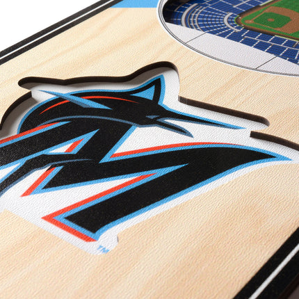 Miami Marlins 3D Stadium 6x19 Banners