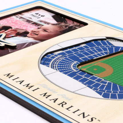 Miami Marlins 3D StadiumView Picture Frame