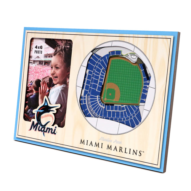 Miami Marlins 3D StadiumView Picture Frame
