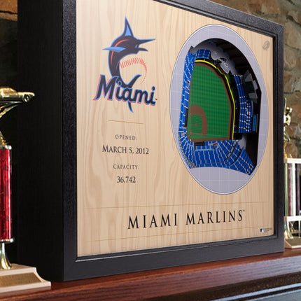 Miami Marlins 25 Layer Stadium Art