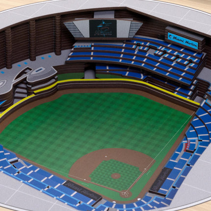 Miami Marlins 25 Layer Stadium Art