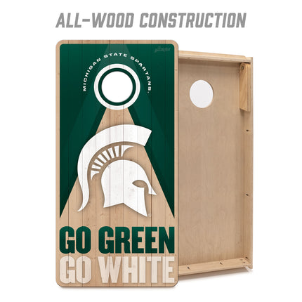 Michigan State Spartans 2x4 Slogan Series Cornhole Boards