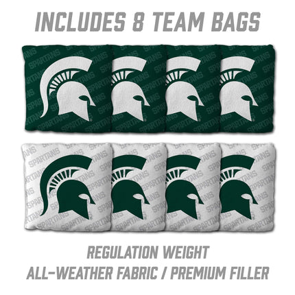 Michigan State Spartans 2x4 Slogan Series Cornhole Boards