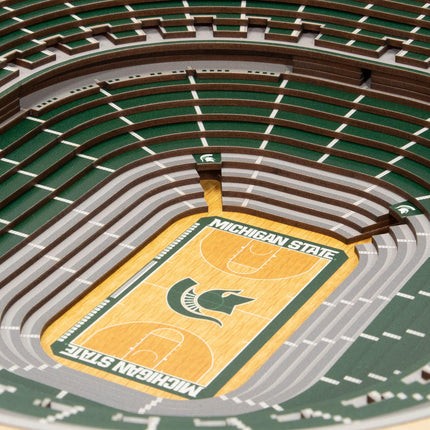 Michigan State Spartans 25-Layer StadiumViews 3D Wall Art