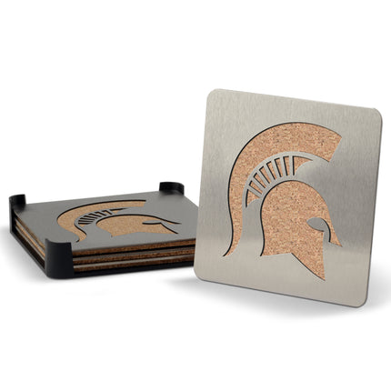 Michigan State Spartans (4) Boaster Drink Coasters