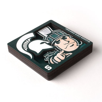 Michigan State Spartans 3D Logo Series Magnet