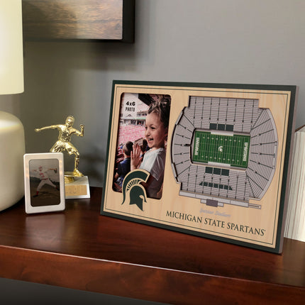 Michigan State Spartans 3D StadiumView Picture Frame