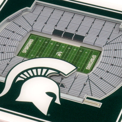 Michigan State Spartans 3D Stadium View Coasters