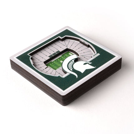 Michigan State Spartans 3D StadiumView Magnets
