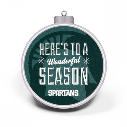 Michigan State Spartans 3D StadiumView Ornaments