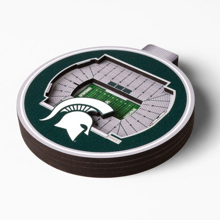 Michigan State Spartans 3D StadiumView Ornaments