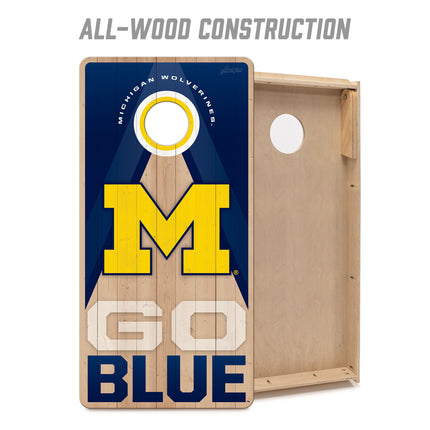 Michigan Wolverines 2x4 Slogan Series Cornhole Boards