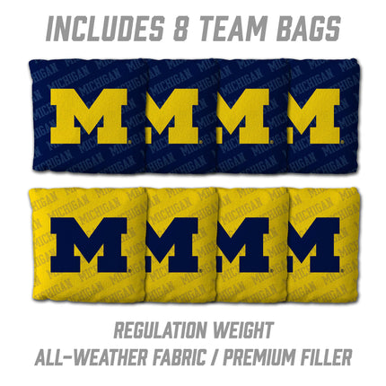 Michigan Wolverines 2x4 Slogan Series Cornhole Boards
