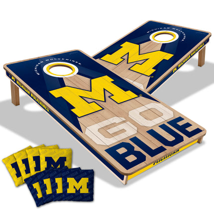 Michigan Wolverines 2x4 Slogan Series Cornhole Boards
