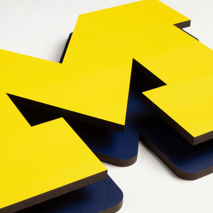 Michigan Wolverines 3DX Die Cut Logo