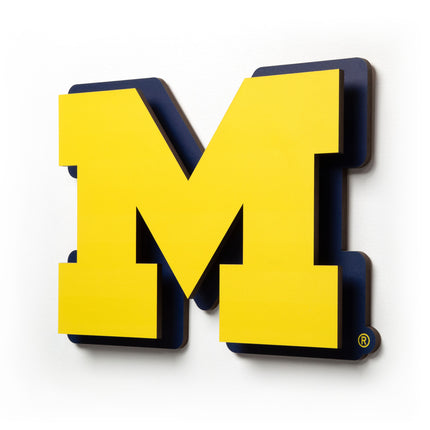 Michigan Wolverines 3DX Die Cut Logo