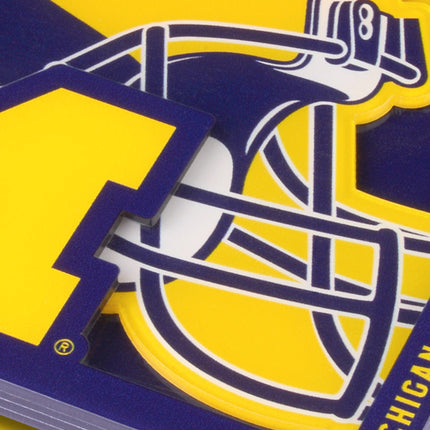 Michigan Wolverines 3D Logo Series Coasters