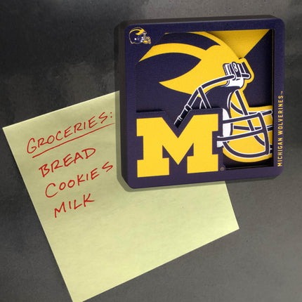 Michigan Wolverines 3D Logo Series Magnet