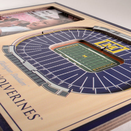 Michigan Wolverines 3D StadiumView Picture Frame