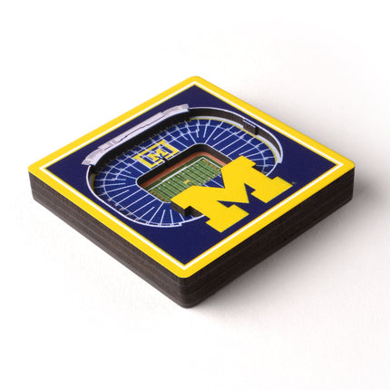 Michigan Wolverines 3D StadiumView Magnets