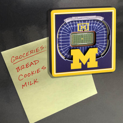 Michigan Wolverines 3D StadiumView Magnets