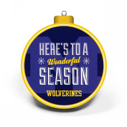 Michigan Wolverines 3D StadiumView Ornaments