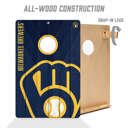 Milwaukee Brewers 2x3 Cornhole Boards