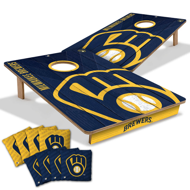 Milwaukee Brewers 2x3 Cornhole Boards
