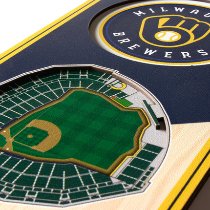 Milwaukee Brewers 3D Stadium 6x19 Banners