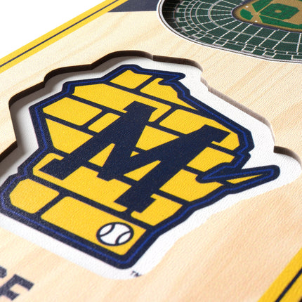 Milwaukee Brewers 3D Stadium 6x19 Banners
