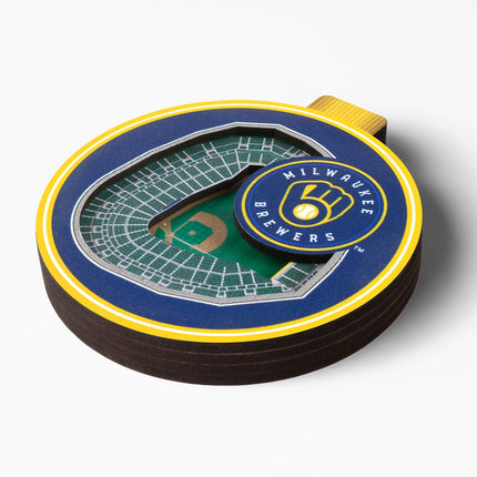 Milwaukee Brewers 3D StadiumView Ornaments