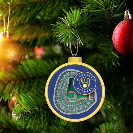 Milwaukee Brewers 3D StadiumView Ornaments