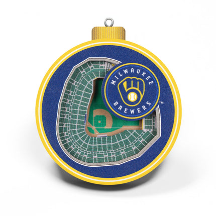 Milwaukee Brewers 3D StadiumView Ornaments