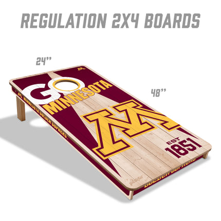 Minnesota Golden Gophers 2x4 Cornhole Boards