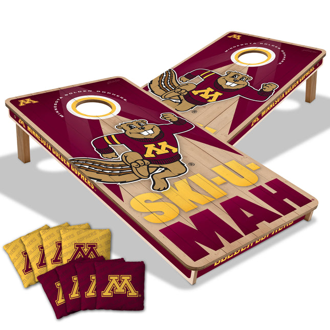 Minnesota Golden Gophers 2x4 Slogan Series Cornhole Boards