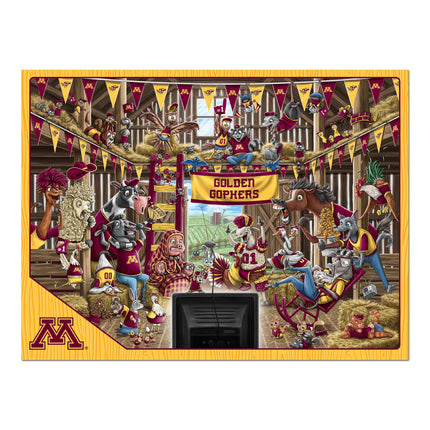 Minnesota Golden Gophers Barnyard Fans Puzzle - 500 PC