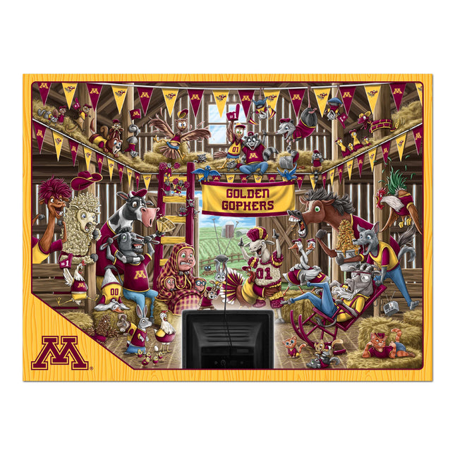 Minnesota Golden Gophers Barnyard Fans Puzzle - 500 PC