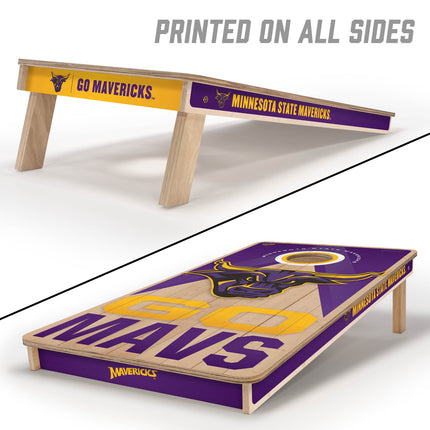 Minnesota State Mavericks 2x4 Slogan Series Cornhole Boards