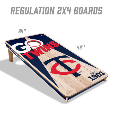 Minnesota Twins Cornhole Boards 2x4