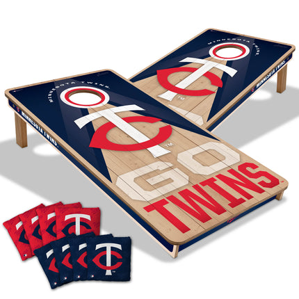 Minnesota Twins 2x4 Slogan Series Cornhole Boards