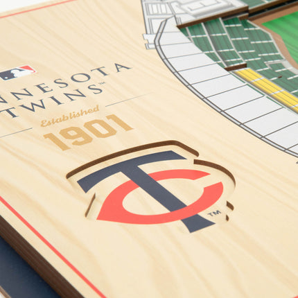 Minnesota Twins 5-Layer 3D StadiumView Wall Art
